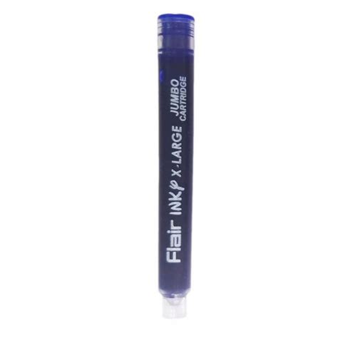 Flair Inky X Large Jumbo Cartridge For Fountain Pens Blue Pack Of