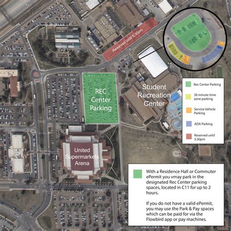 REC Center Parking | Transportation & Parking Services | TTU