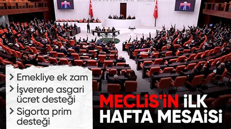 Emekliye zam bu hafta Meclis Genel Kurulu nda görüşülecek