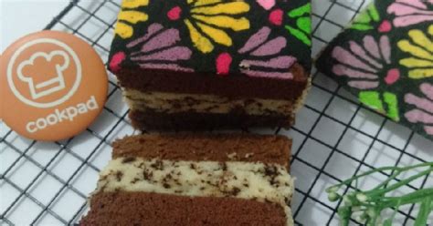 Resep Trio Chocomoca Batik Cake Oleh Nining Mamalouis Cookpad