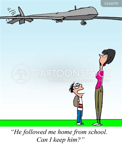 Surveillance Drone Cartoons And Comics Funny Pictures From Cartoonstock