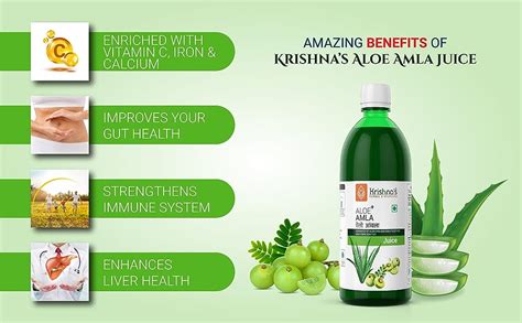 Krishna S Aloe Vera Amla Mix Juice Ml A Perfect Mix For