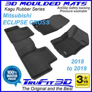 Fits Mitsubishi Eclipse Cross 2018 2020 TruFit 3D Kagu Rubber Car