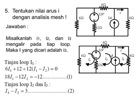 Contoh Soal Analisis Mesh 3 Loop Contoh Soal Rangkaian Listrik Theme Route