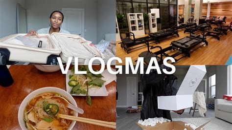 VLOGMAS DAY 20 Pilates Class In Depth Packing Tips Beis Review Pr