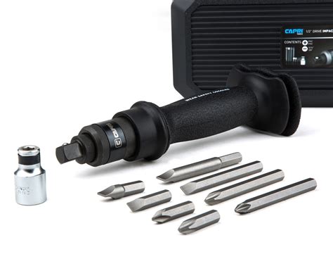 Capri Tools In Drive Premium Impact Screwdriver Set With Bits