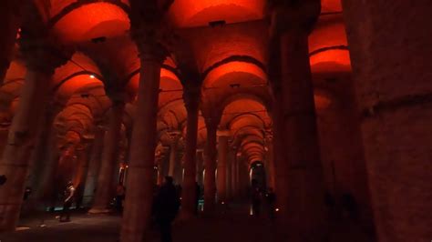 Walking In The Basilica Cistern Yerebatan Sarn C Nda Y R Y