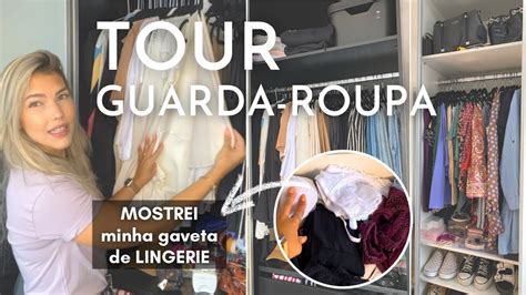 TOUR PELO GUARDA ROUPA DICAS DE ORGANIZAÇÃO YouTube