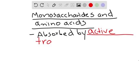 Solved Monosaccharides And Amino Acids Are Both Absorbed A By Active Transport B By