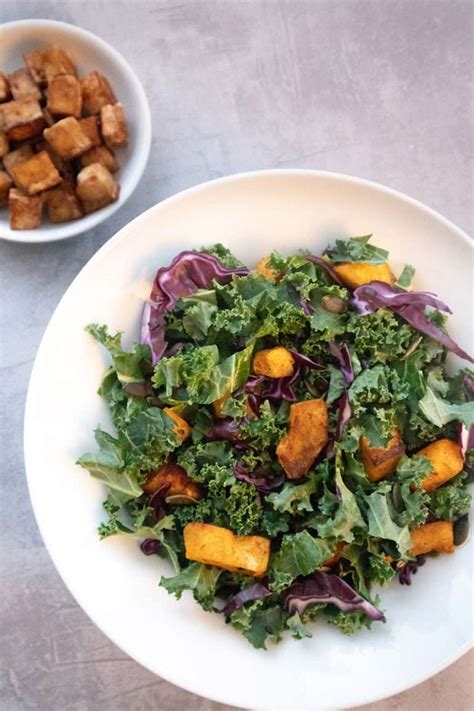 Salade Au Kale Chou Rouge Et Courge Grill E Planbouffe