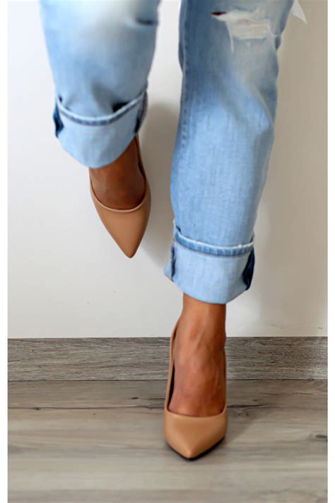 Ayakkabı Podyumum stiletto Nude Orta Boy Kadeh Topuk Kadın Ayakkabısı Fiyatı Yorumları