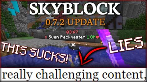 Skyblock S WORST UPDATE Hypixel Skyblock YouTube