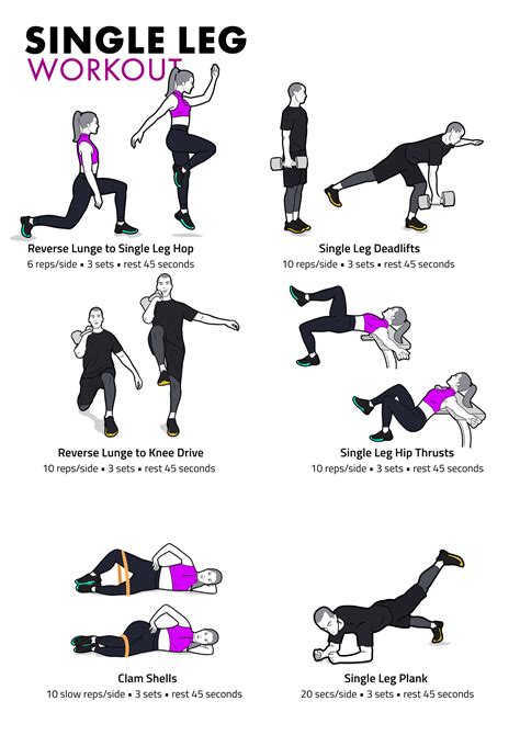 single leg training jlfitnessmiami easy  follow visual workouts