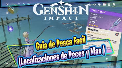 Guia De Pesca Facil Localizaciones De Peces Y Mas Genshin Impact