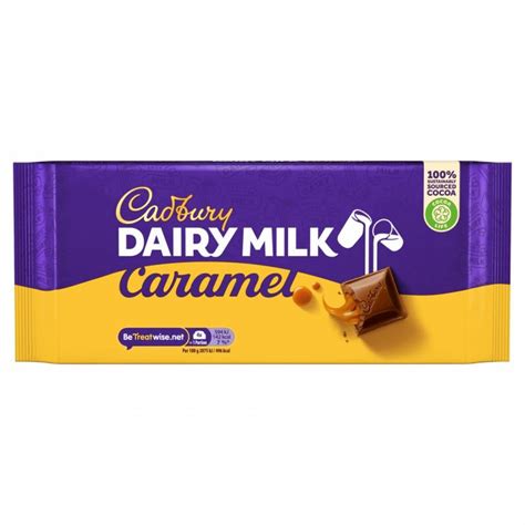 Cadbury Dairy Milk Caramel En Tablette Épicerie Anglaise Candy Dukes