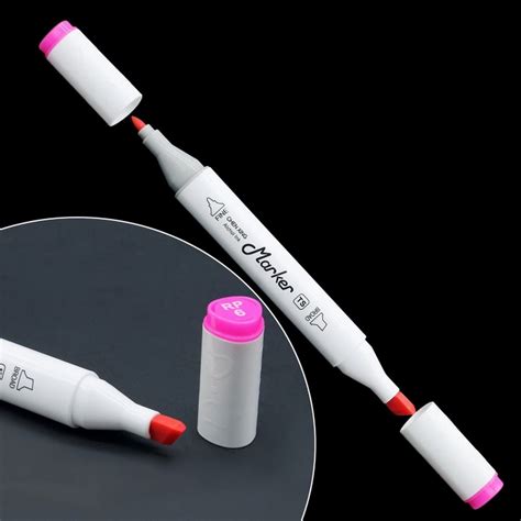 Double Tip Permanent Touch Marker 2 In 1 Pen With Box For Professionals