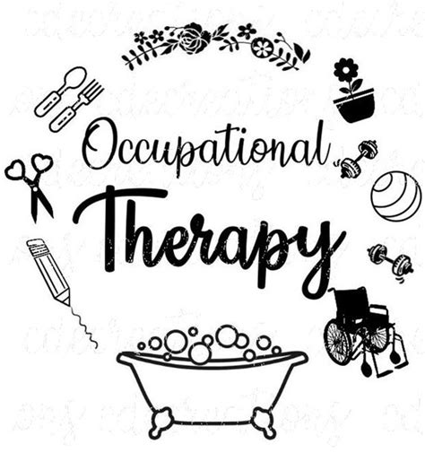 Occupational Therapy Digital Image PNG JPEG Therapy OT Pt - Etsy