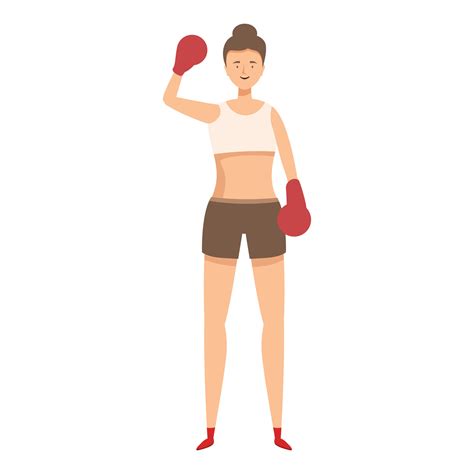 Female boxer is celebrating her victory after a boxing match 47055005 ...