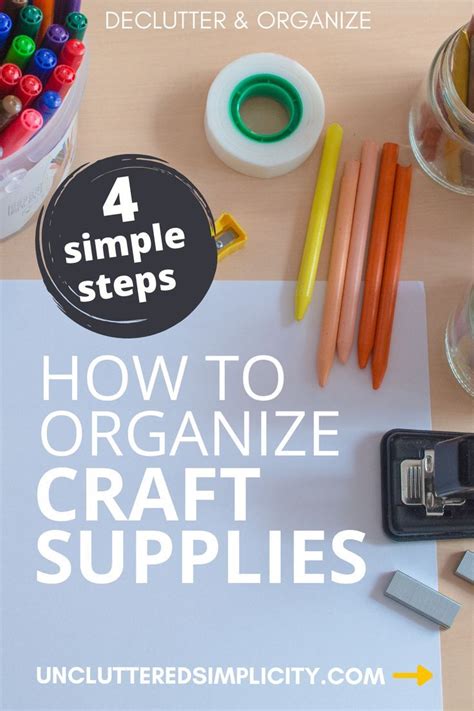 Simple Steps To Organize Craft Supplies Conquer Craft Clutter Artofit