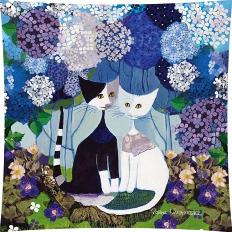 Pin By Lila B Violet On Rosina Wachtmeister Cats And Angels Cat Art