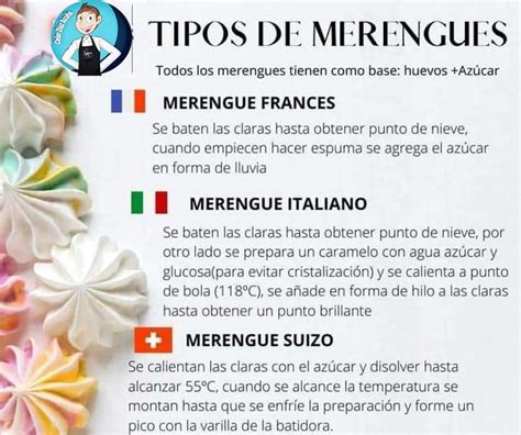 Tipos De Merengues Cocina Amino Amino