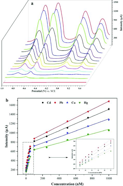 Swv Voltammograms A And Calibration Curves B Of The P Tyr Bc Cpe Download Scientific