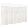 Cortina Plana De Pvc Puerta Exterior O Interior 210x120cm Blanco