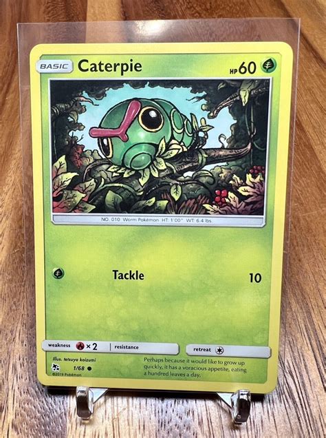 Caterpie 1 68 Hidden Fates Pokemon Card Nm Ebay