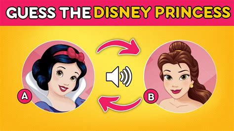 Guess The Disney Princess By Her Voice YouTube