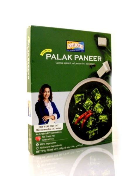 ASHOKA Heat Eat Palak Paneer Mancare De Spanac Cu Cas Dulce Indian 280g