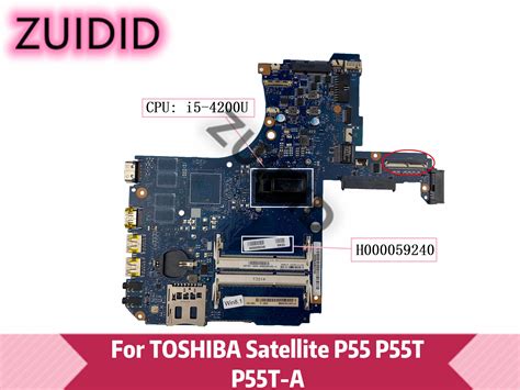 Placa Base H Para Port Til Toshiba Satellite P T P T A P