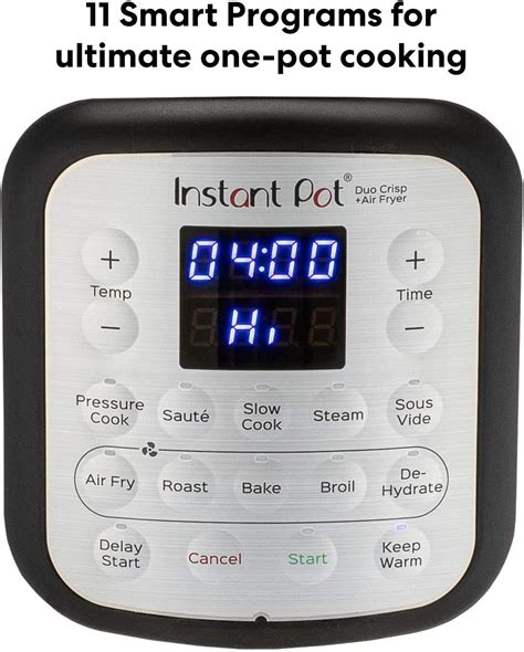 Instant Pot Duo Crisp Freidora De Aire En Y Olla El Ctrica A