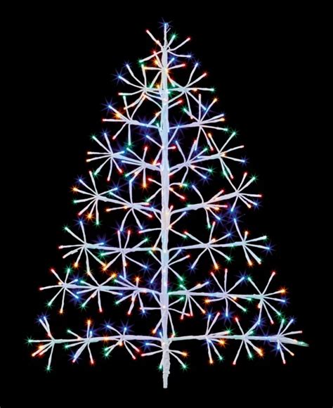 Premier Starburst Tree With White LEDs 60cm White Yarm DIY