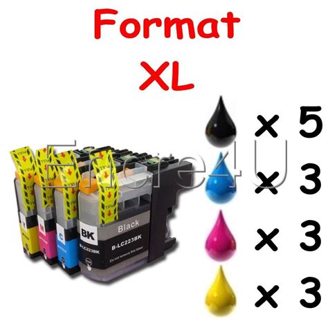 Cartouches D Encre Compatibles Lc Lc Lc Xl Pour Imprimantes