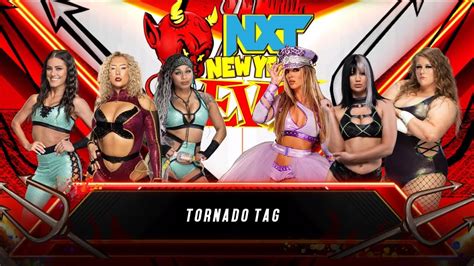 Woman Tag Team Match Nxt New Year S Evil Wwe K Universe Youtube