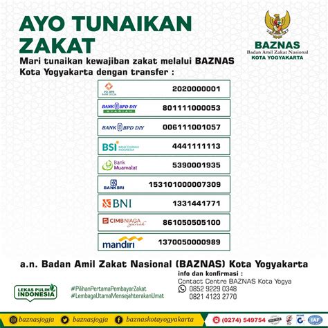 BAZNAS KOTA YOGYAKARTA ALHAMDULILLAH BAZNAS KOTA YOGYAKARTA TERIMA