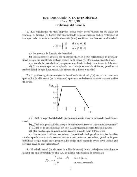 Problemastema Apuntes Estadistica Introduccin A La Estad Stica