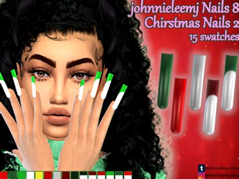 Johnnieleemj Nails 8 Christmas Nails 2 Accessories And Makeup Loverslab