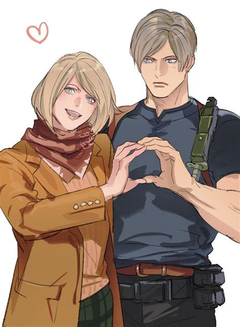 Pin by Akane Rioko on Ashley x León in 2023 Resident evil anime