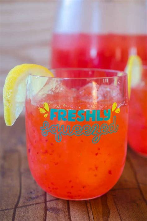 Sparkling Strawberry Lemonade Recipe Lifes Ambrosia