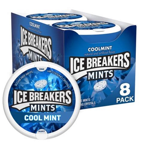 Ice Breakers Cool Mint Sugar Free Mints, 8 ct / 1.5 oz - Kroger