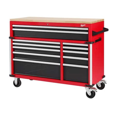 Milwaukee In W X In D Drawer Heavy Duty Mobile Workbench