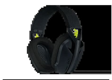 Наушники Logitech G435 Lightspeed (черный/неоновый желтый) купить в ...
