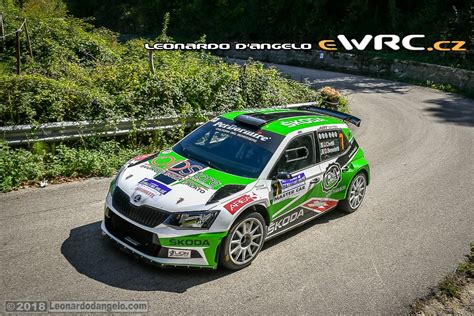 Civelli Jacopo Benedetti Daniele Škoda Fabia R5 Rally del Molise 2018