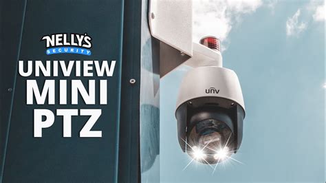 Uniview Mini PTZ With Autotracking And Active Deterrence Features