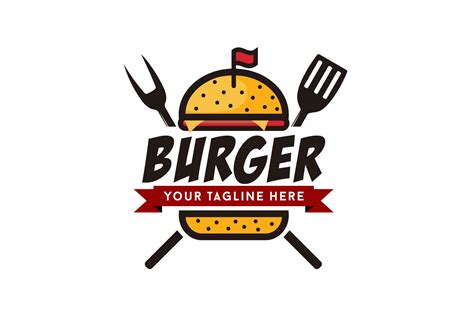 Barbecue Burger Logo Design Inspiration Graphic By Sore88 Creative