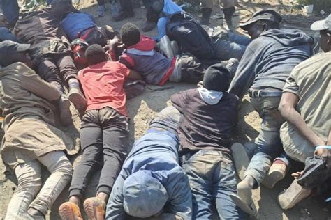 More Then 30 Suspected Illegal Miners Arrested In Benoni