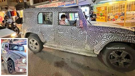 Door Mahindra Thar Spied Again In Leh Interior Exterior Details