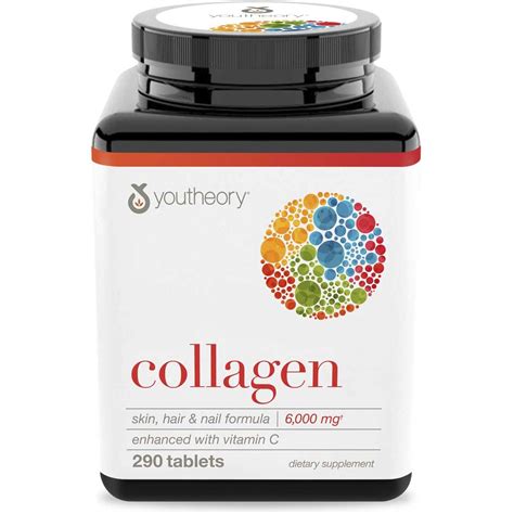 Colageno Hidrolizado Youtheory Mg Tabletas Con Vitamina C