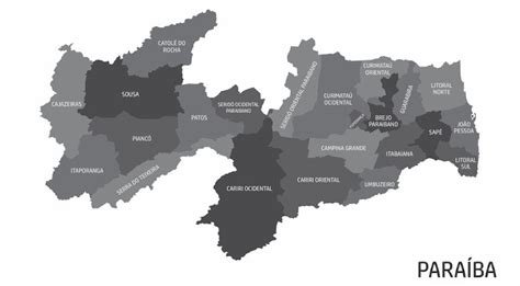 Paraíba Capital Mapa Bandeira Economia Prepara Enem